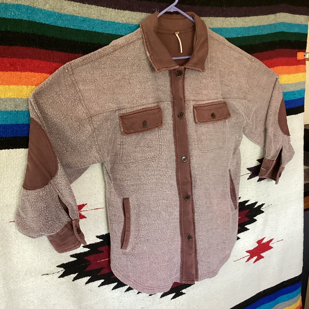 Free People Ruby Oversized Button Down Shacket - image 2